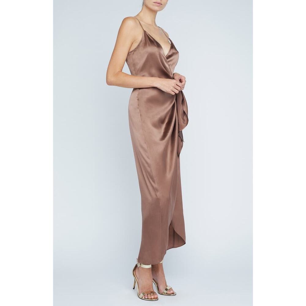 L'AGENCE Amilia Cami Wrap Dress, NWT, Size 10 - Picture 4 of 8